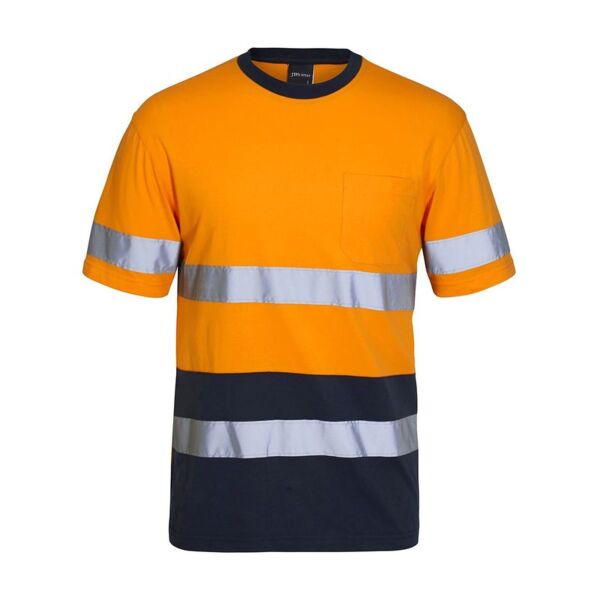 Mens Hi Vis (D+N) Cotton T-Shirt Thumbnail